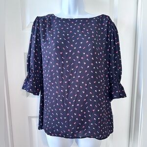 Ann Taylor Floral Blouse